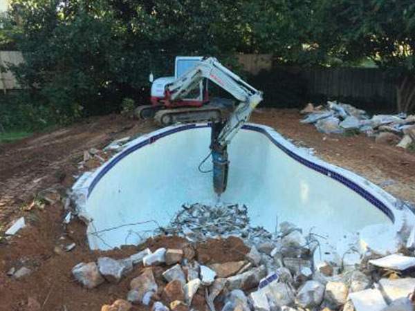 Pool Removal Experts Cbd Rubbish, In Ground Pool Removal Cost